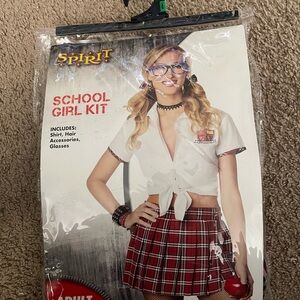 School girl Halloween outfit